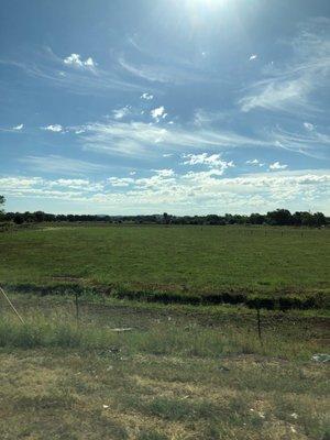 Wispy clouds