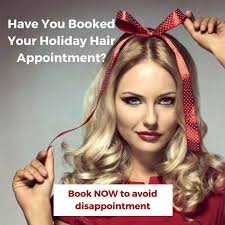 Holidays are happening. Book your appointment today