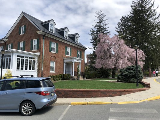 President's residence in the Spring.