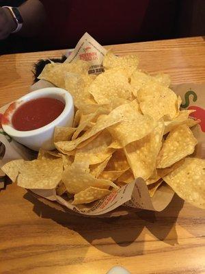 Free chips and salsa