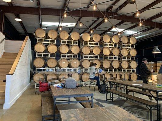 Interior of tap room