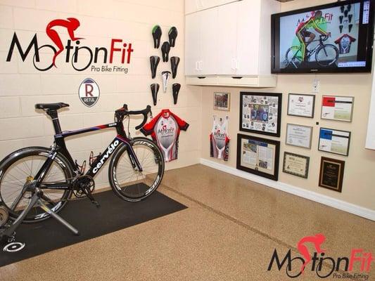 Here is our Bike Fitting studio