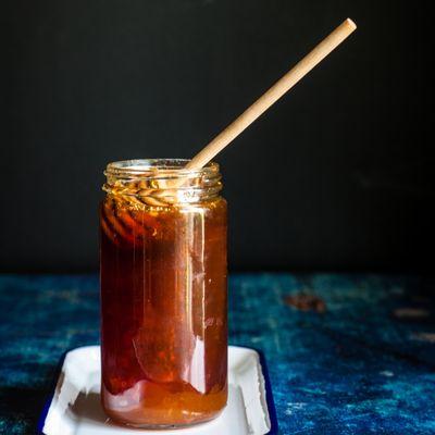 A jar of Raw Honey