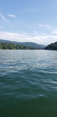 Beautiful views from boat