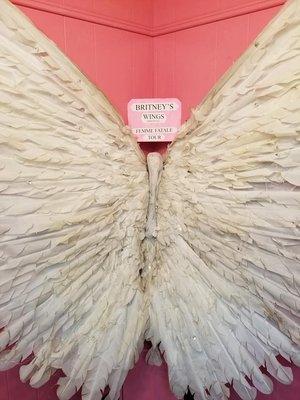 Wings from Britney's Femme Fatale tour