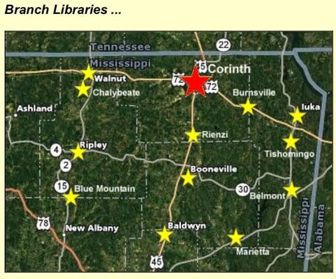 Northeast Regional Library locations