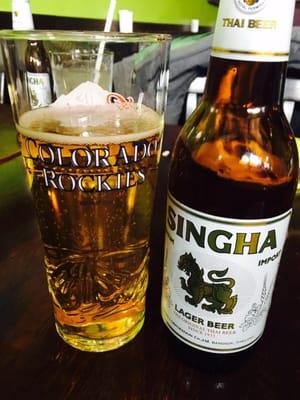 Singha - Thailand infamous brew. Worth every sip. Not too light but not too strong. Just your everyday chill beer.