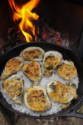 Oven Baked Sembal butter oysters