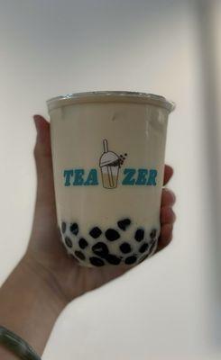 Jasmine Milk Tea with boba