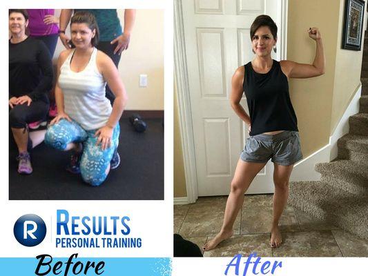 Isabel G. has lost over 10 pounds and toned her thighs, arms and stomach!