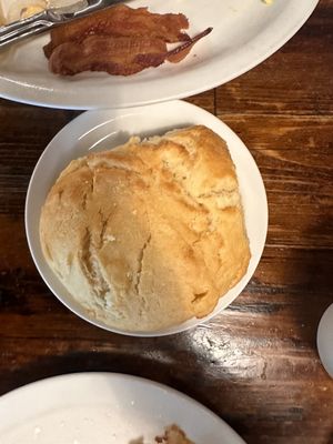 The biscuits are big enough for 2 to share!