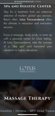 Lotus Transcendence Holistic Wellness Center Massage Therapy, Yoga Meditation, Retreats & more