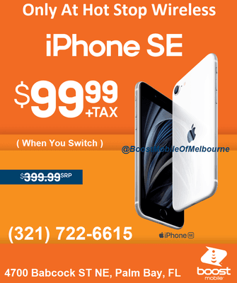 iPhone SE 64GB $99 ( When You Switch )