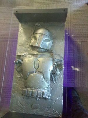 Boba Fett in carbonite coffee custom made