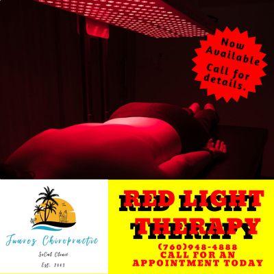 Red LIght Therapy Available