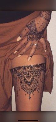 Henna tatto