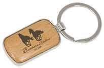 These maple engraved keychain are great for small businesses and organizations that want to promote their organization.