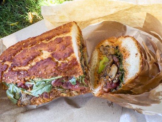 Tam I Am (requested extra bomba). Rōzmary Kitchen. Their vegan sandwiches CRUSH