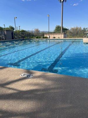 Pool and 3 lap lanes