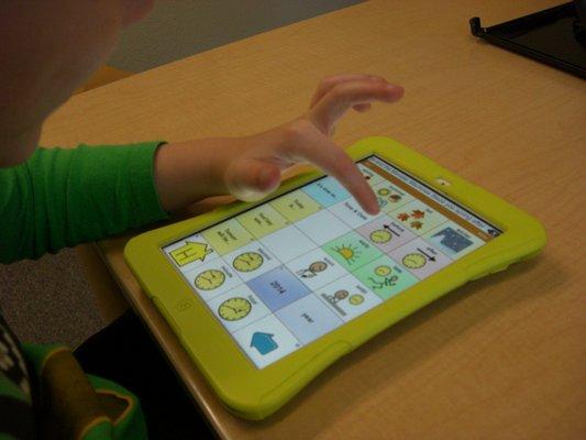 Augmentative-Alternative Communication (AAC) in action