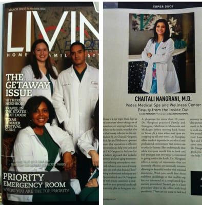 Profiled in Living Magazine