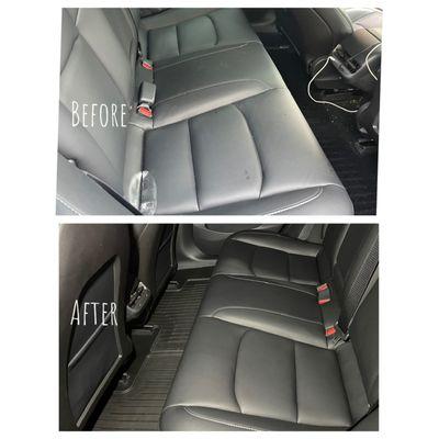 This is one of our clients vehicle after choosing 1 of our 15+ Detailing services using our top of the game cleaning products and techniques