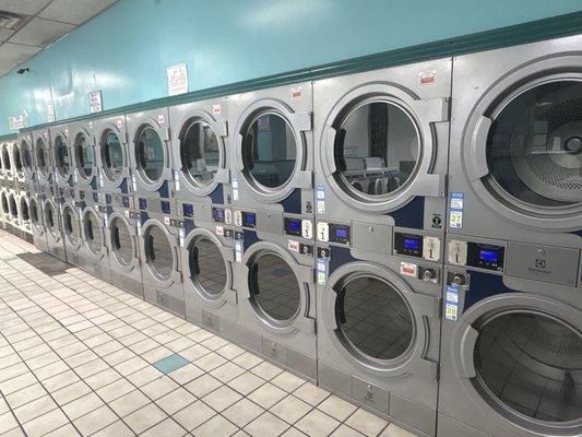 New dryers with many ways to pay for services