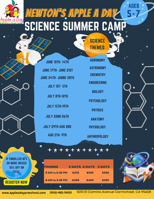 Science Summer Camp for Kids in Sacramento