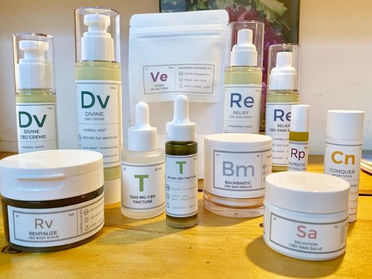 our organic, vegan, and ethically made line of CBD products