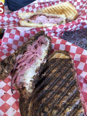 Pastrami and Ruben sandwiches