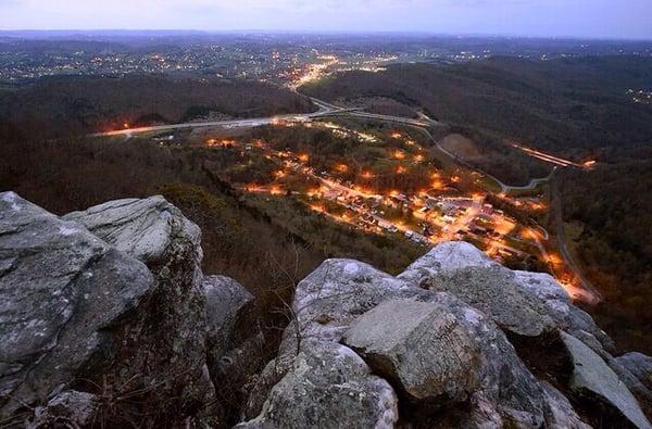 A view of The Historic Town of Cumberland Gap, which is home to The Artists Co-op.