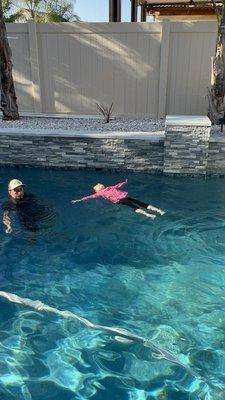 Water safety test - fully clothed with shoes