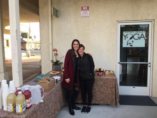 Owners, April & Bridget at Open House, January 1, 2018