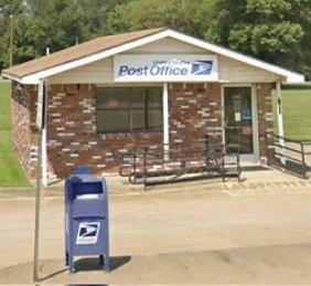 view of front of Waldenburg, AR post office