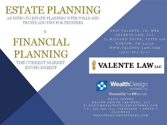 Estate Planning and Financial Planning. Estate Planning, Wills, Trusts, Family, Asset Protection, Cleveland, Akron, Hudson, Ohio