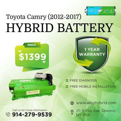 Toyota Camry (2012-2017) Hybrid Battery Replacement Deals!