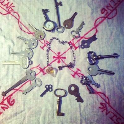 Unlock the magic with me in a reading! I work with Keys as an oracle along with tarot cards to diagnose the situation.