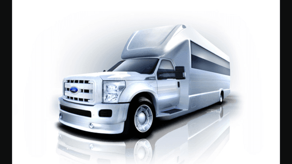 New 26 Passenger Executive Limo Party Bus.