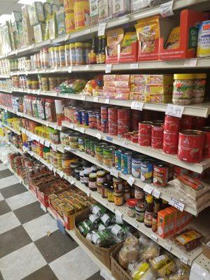 My favorite aisle. This aisle has many different African and international seasonings that you won't find in a regular grocery store chain.