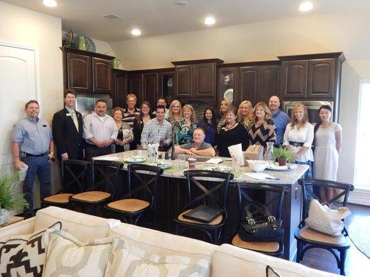 Some of our Realtors at an off-site sales meeting!