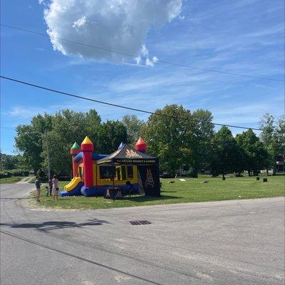 Bouncy house @ Gem City Market 1 yr anniversary celebration