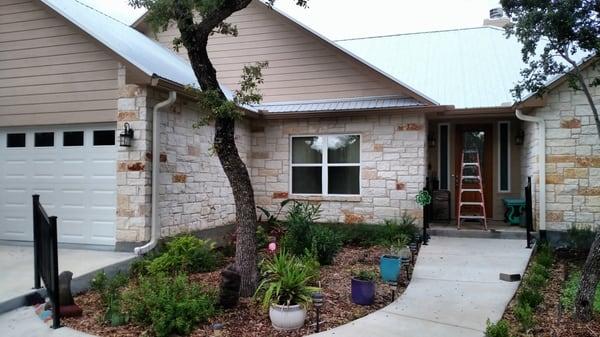 6" gutters in Wimberley, Texas