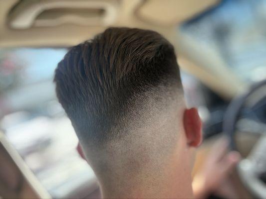 back of hair cut