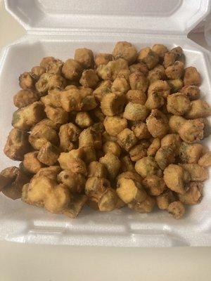 Fried okra