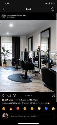 Chic, clean and upscale hair salon in Sturbridge