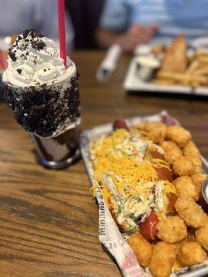 Deep South Dog & Oreo Shake - so good!!