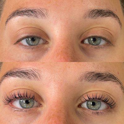 lash lift & tinte this service lasts up to 4-6 weeks!