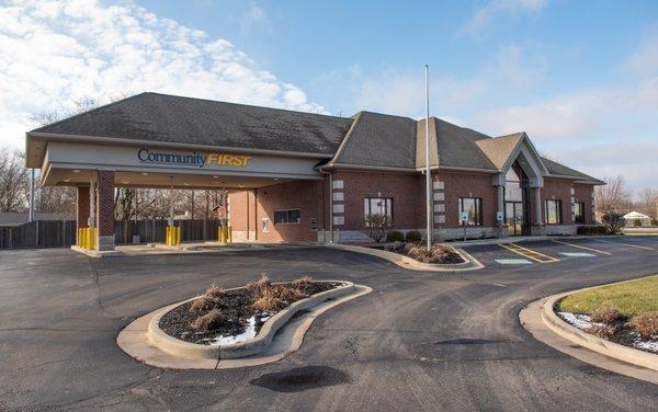 Dixon Road branch in Kokomo for Community First Bank of Indiana