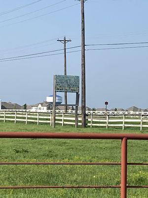 Barely visible company signage off the side of the road. Speaks volumes of the type of company your dealing with.