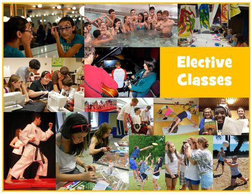 Campers also enjoy three periods of elective activities per day, including sports, fine and performing arts, and production classes.